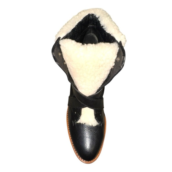 Coach Kenna Shearling Wedge Booties – Size 8 – Excellent Condition - Picture 5 of 9